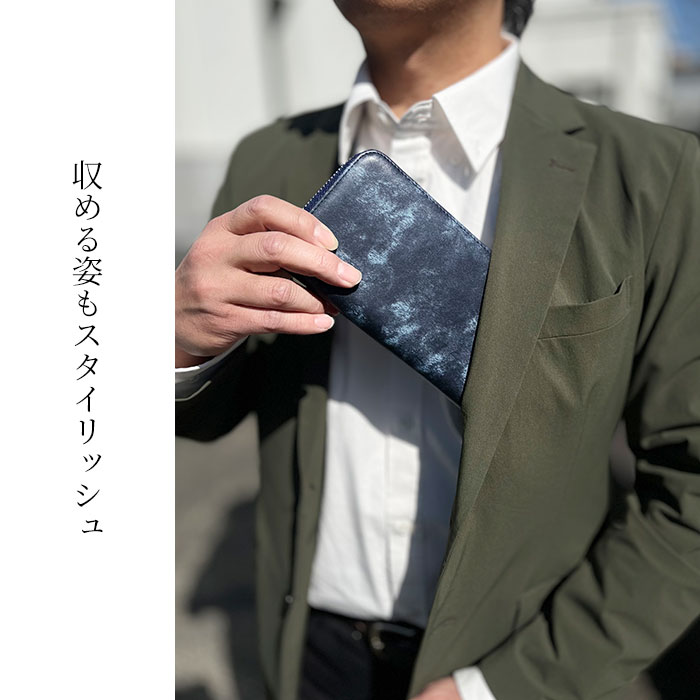 長財布 メンズ レディース 本革 牛革 レザー カード12枚収納 ラウンドファスナー ロングウォレット 化粧箱付き HAMILTON KBN28007