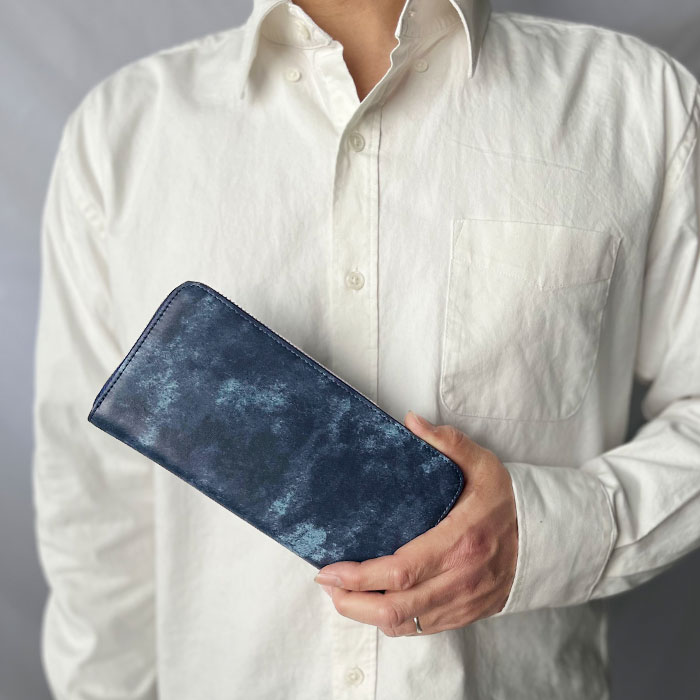 長財布 メンズ レディース 本革 牛革 レザー カード12枚収納 ラウンドファスナー ロングウォレット 化粧箱付き HAMILTON KBN28007