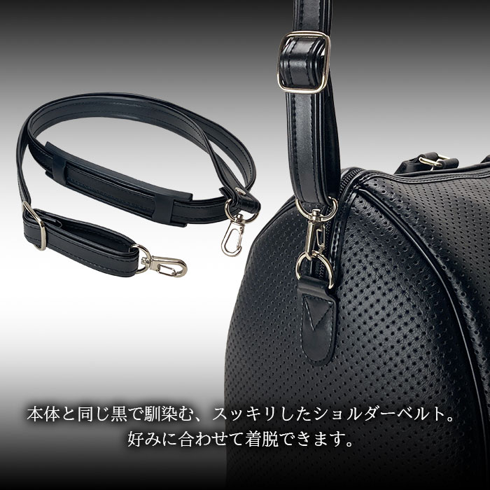 ボストンバッグ トラベルバッグ 日本製 豊岡製鞄 2泊  3泊 旅行バッグ 旅行カバン 旅行かばん ブランド メンズ ゴルフ 底鋲 黒 BRELIOUS KBN10461