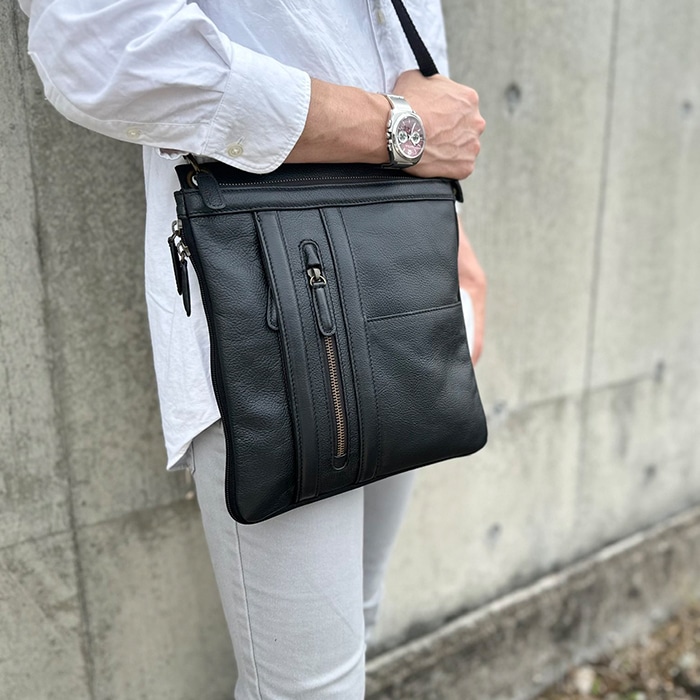 レザーショルダーバッグ KBN16442 平野鞄