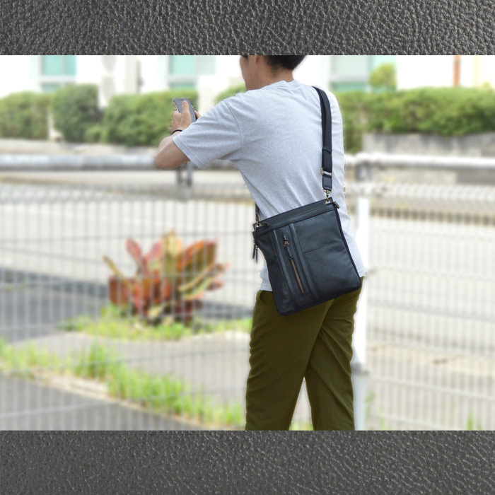 レザーショルダーバッグ KBN16442 平野鞄