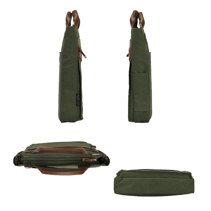 トートバッグ ショルダーバッグ メンズ A4ファイル 2WAY 撥水 スリム キャンバス 日本製 豊岡製鞄 縦型 BLAZER CLUB KBN26724