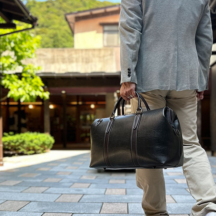 ボストンバッグ メンズ 2way ダレス 1泊 旅行 出張 ゴルフ ビジネス スポーツ ジム 旅行カバン 黒 CRADLE RIVER KBN10457
