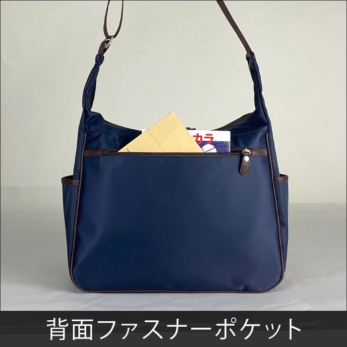 ショルダーバッグ カジュアルバッグ メンズ A4ファイル ナイロン 軽量 街持ち 旅行 黒 カーキ 紺 BLAZER CLUB KBN33760