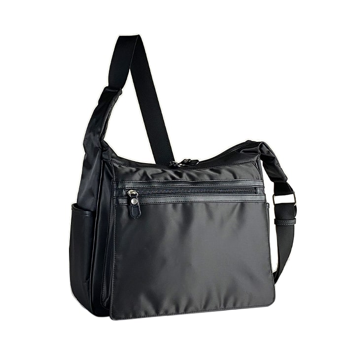 ショルダーバッグ カジュアルバッグ メンズ A4ファイル ナイロン 軽量 街持ち 旅行 黒 カーキ 紺 BLAZER CLUB KBN33760