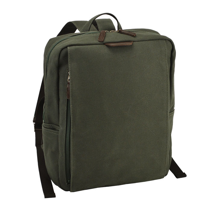 リュック メンズ レディース 撥水 帆布 A4ファイル 日本製 国産 豊岡製鞄 縦 縦型 旅行 紺 カーキ ベージュ 鞄の國 KBN42581