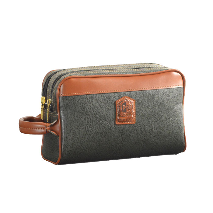 セカンドバッグ クラッチバッグ メンズ 横 横型 縦持ち 日本製 国産 豊岡製鞄 結婚式 黒 カーキ PHILIPE LANGLET KBN25938