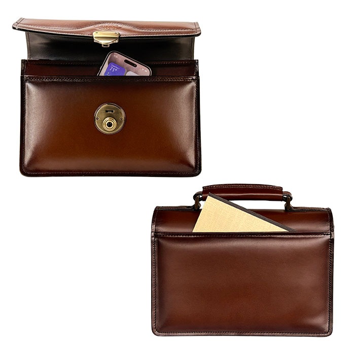 レザーバッグ セカンドバッグ フォーマルバッグ 日本製 豊岡製鞄 牛革 本革 メンズ A5 フォーマル 街持ち 旅行  チョコ SADDLE KBN01007