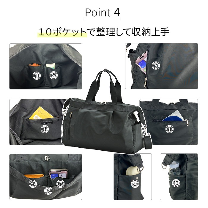 ボストンバッグ 旅行バッグ レディース ファミリー 大容量 軽量 旅行 トラベル キャリーオン 2WAY 2泊3日 ジム マザーズバッグ 27L VALENTINO VISCANI KBN31139