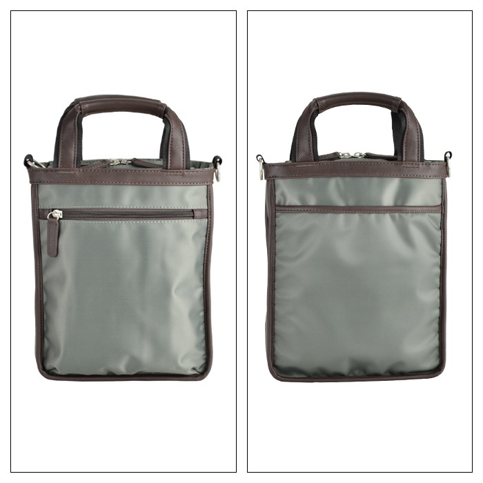 ショルダーバッグ トートバッグ メンズ B5 タブレット対応 縦型 手提げ スリム 細マチ 黒 カーキ 紺 KBN26678 ブレザークラブ BLAZER CLUB