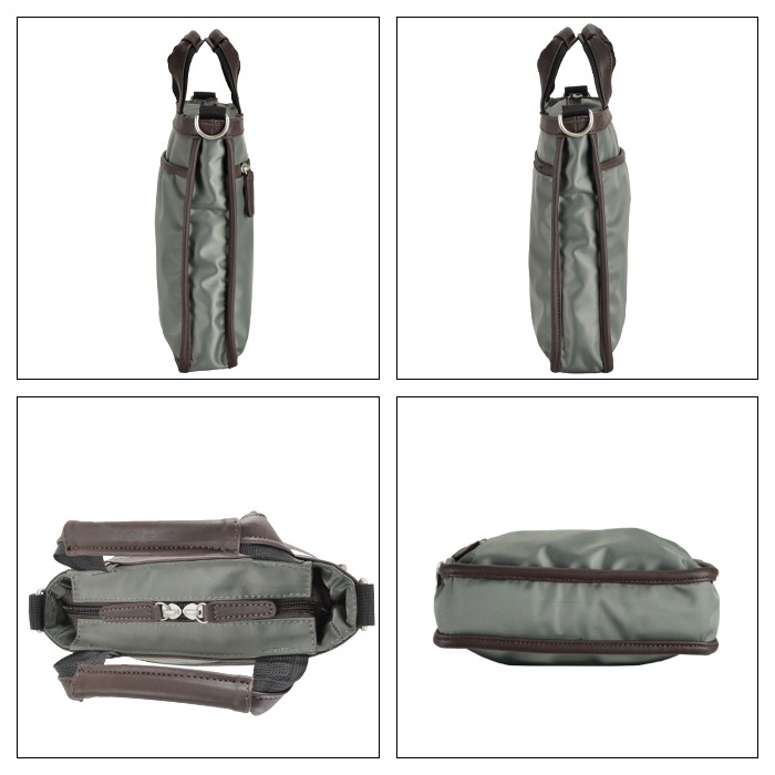 ショルダーバッグ トートバッグ メンズ B5 タブレット対応 縦型 手提げ スリム 細マチ 黒 カーキ 紺 KBN26678 ブレザークラブ BLAZER CLUB