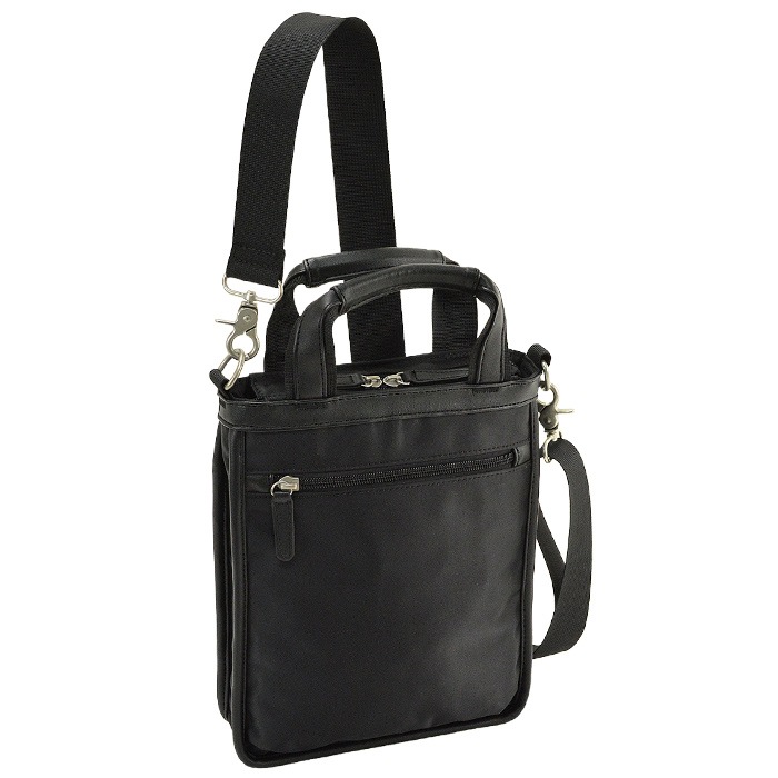 ショルダーバッグ トートバッグ メンズ B5 タブレット対応 縦型 手提げ スリム 細マチ 黒 カーキ 紺 KBN26678 ブレザークラブ BLAZER CLUB