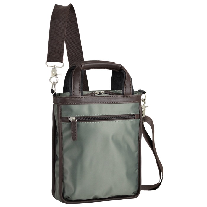 ショルダーバッグ トートバッグ メンズ B5 タブレット対応 縦型 手提げ スリム 細マチ 黒 カーキ 紺 KBN26678 ブレザークラブ BLAZER CLUB