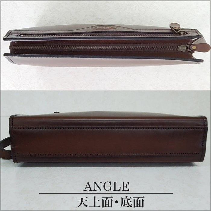 レザーバッグ セカンドバッグ フォーマルバッグ 日本製 豊岡製鞄 牛革 本革 メンズ A5ファイル フォーマル 街持ち 旅行 チョコ SADDLE KBN01008
