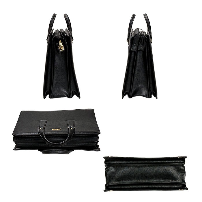 ブリーフケース ビジネスバッグ 仕事鞄 営業鞄 日本製 豊岡製鞄 メンズ B4 仕事鞄 両アオリ片ファスナー 底板 銀行 黒 KBN22026 G-ガスト G-GUSTO