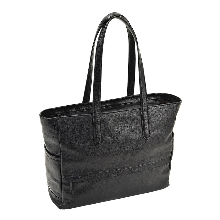 ビジネスバッグ トートバッグ レザーバッグ メンズ レディース A4ファイル 牛革 カジュアル 横型 黒 KBN53426 ハミルトングランジャー HAMILTON -Grandeur-