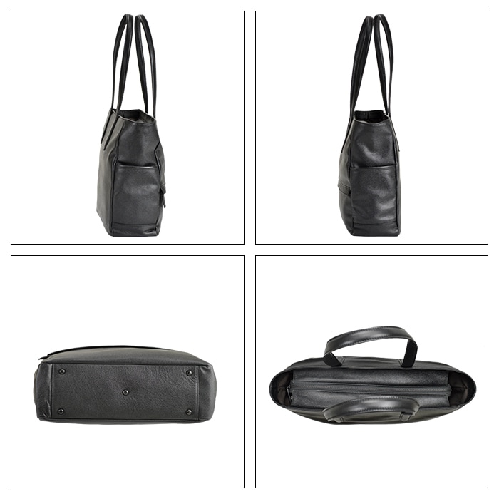 ビジネスバッグ トートバッグ レザーバッグ メンズ レディース A4ファイル 牛革 カジュアル 横型 黒 KBN53426 ハミルトングランジャー HAMILTON -Grandeur-