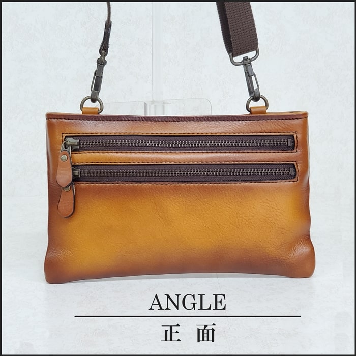 レザーバッグ ショルダーバッグ 日本製 豊岡製鞄 牛革 本革 メンズ 街持ち 旅行 チョコ SADDLE KBN01016