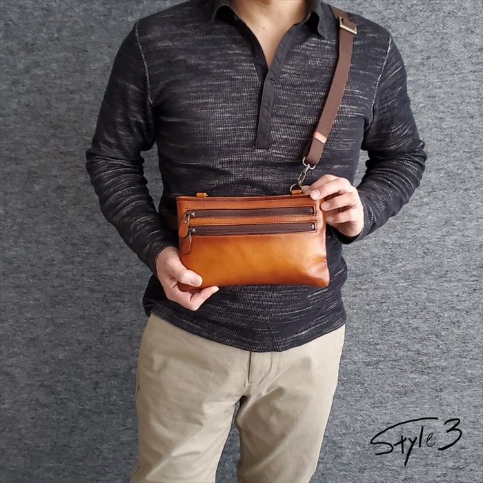 レザーバッグ ショルダーバッグ 日本製 豊岡製鞄 牛革 本革 メンズ 街持ち 旅行 チョコ SADDLE KBN01016