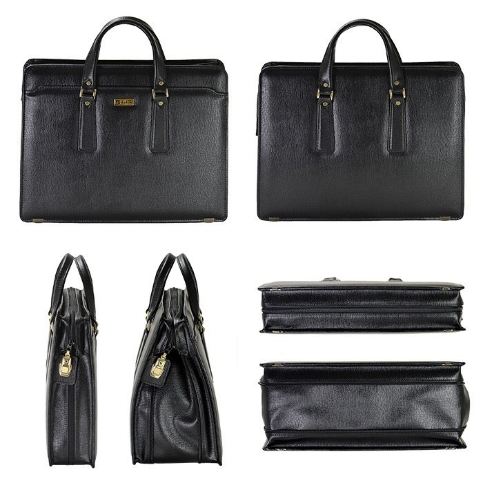【sold out】ブリーフケース ビジネスバッグ 仕事鞄 営業鞄 日本製 豊岡製鞄 メンズ B4 仕事鞄 マチ拡張機能 底板 銀行 黒 KBN22031 G-ガスト G-GUSTO