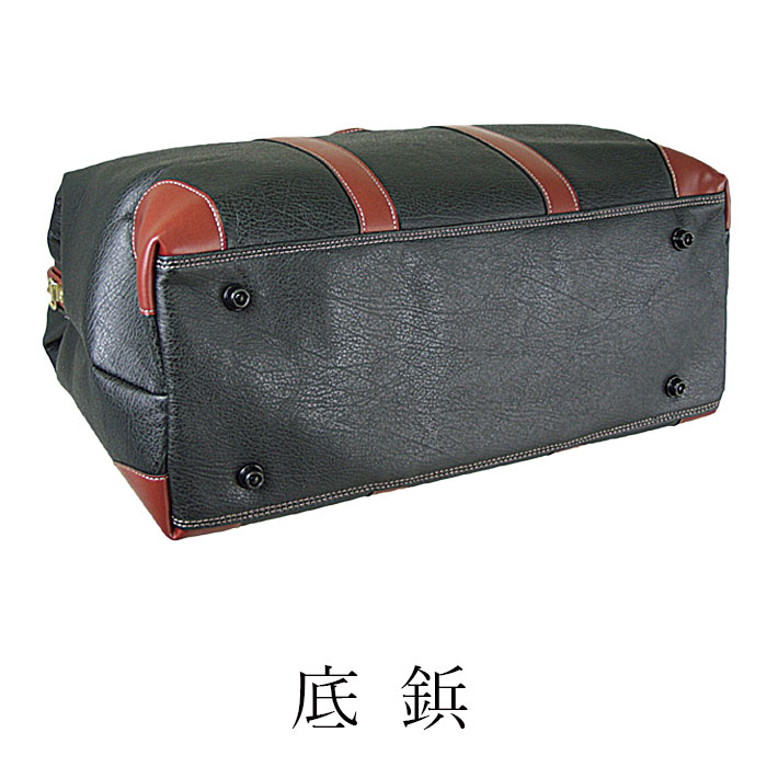 ボストンバッグ トラベルバッグ ダレスバッグ 日本製 豊岡製鞄 メンズ 横 1泊 2way 口枠 旅行 ゴルフ 出張 黒 カーキ KBN10454 PHILIPE LANGLET