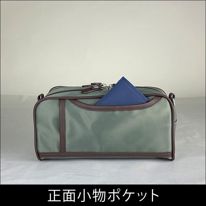 ショルダーバッグ セカンドポーチ カジュアルバッグ メンズ 2way ナイロン 軽量 街持ち 旅行 黒 カーキ 紺 BLAZER CLUB KBN33762