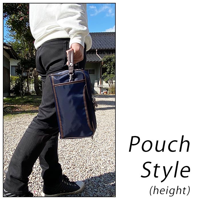 ショルダーバッグ セカンドポーチ カジュアルバッグ メンズ A5 2way ナイロン 軽量 街持ち 旅行 黒 紺 KBN33763 BLAZER CLUB