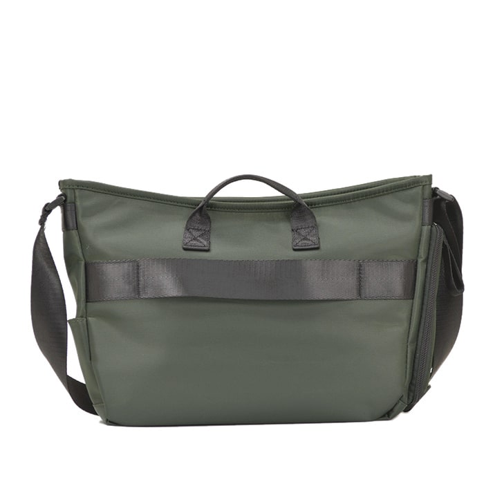 ショルダーバッグ メンズ B5 ナイロン キャリーバー通し ボトルホルダー 旅行 通勤 黒 カーキ HAMILTON KBN33718