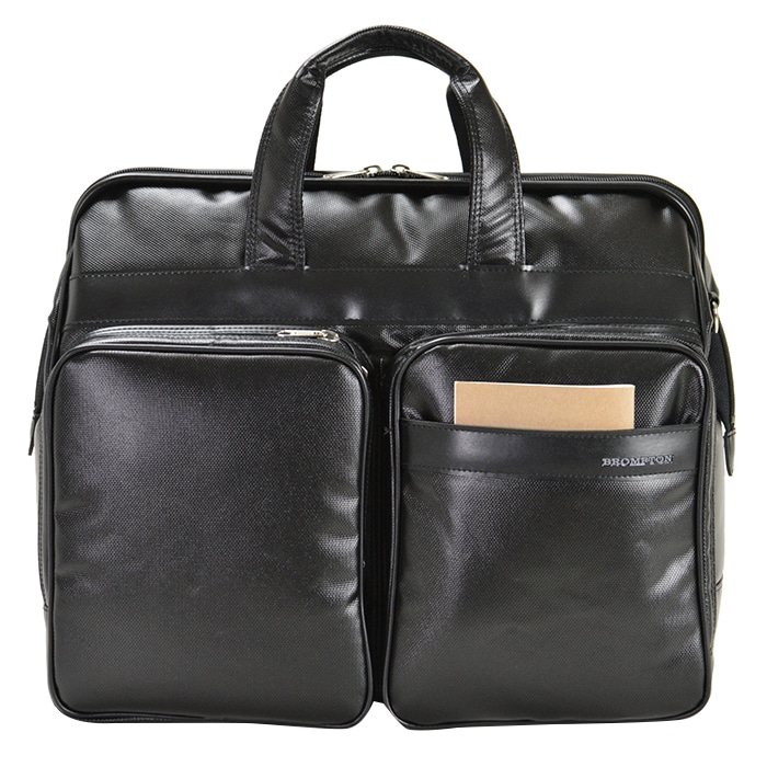 ボストンバッグ 日本製 豊岡製鞄 メンズ 1680Dポリエスター チャックダレス ポリカーボネイト PVC 出張 宿泊 旅行 黒 KBN31128 BROMPTON