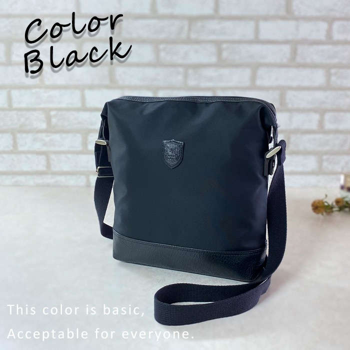 ショルダーバッグ 日本製 豊岡製鞄 メンズ B5 ナイロン 普段使い 街持ち 観光 ショッピング 黒 紺 KBN33757 ブレザークラブ BLAZER CLUB