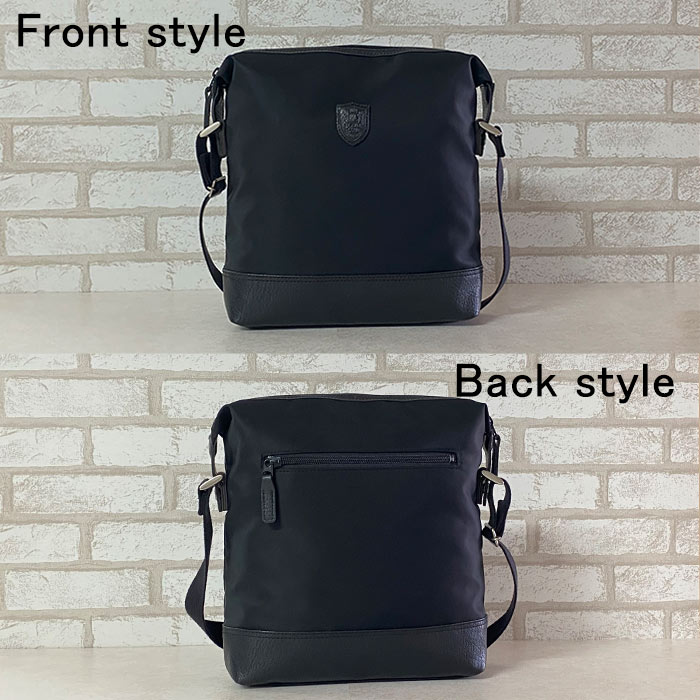 ショルダーバッグ 日本製 豊岡製鞄 メンズ B5 ナイロン 普段使い 街持ち 観光 ショッピング 黒 紺 KBN33757 ブレザークラブ BLAZER CLUB