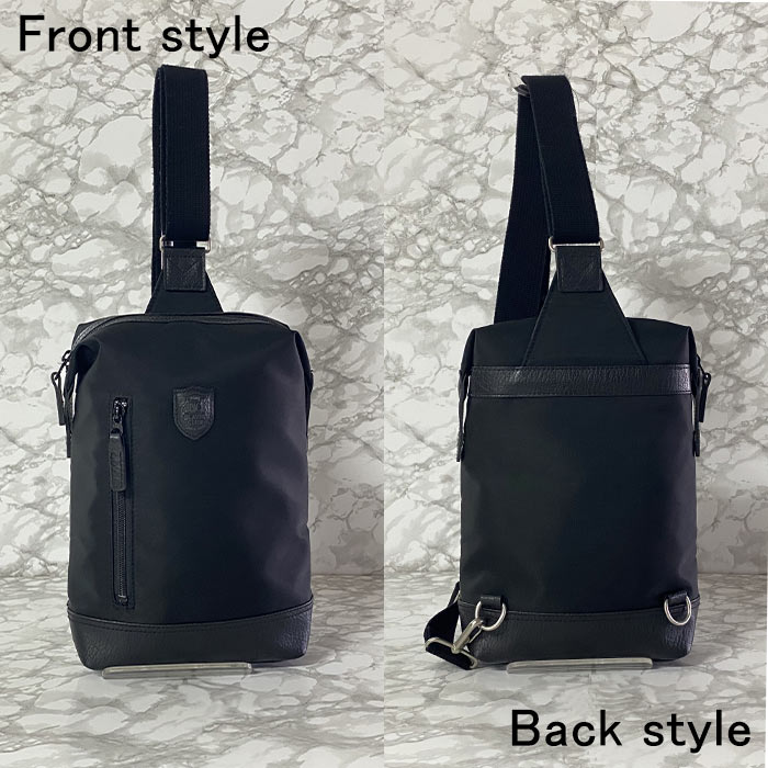 ワンショルダーバッグ ショルダーバッグ ボディバッグ 日本製 豊岡製鞄 メンズ A5ファイル 軽量 ナイロン 普段使い 街持ち 観光 ショッピング 01-黒 03-紺 KBN33758 ブレザークラブ BLAZER CLUB