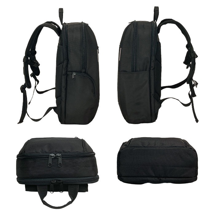 デイパック リュックサック 大容量 メンズ A3対応 ノートPC収納対応 2ルーム 自立 チェストベルト リフレクター 黒 ビジネスリュック 通学リュック 高校生 男子 旅行 KBN42600