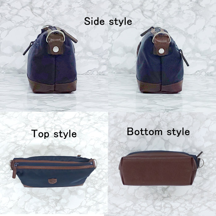 ショルダーバッグ セカンドポーチ ボディバッグ 日本製 豊岡製鞄 メンズ 軽量 ナイロン 普段使い 街持ち 観光 ショッピング 黒 紺 BLAZER CLUB KBN33759