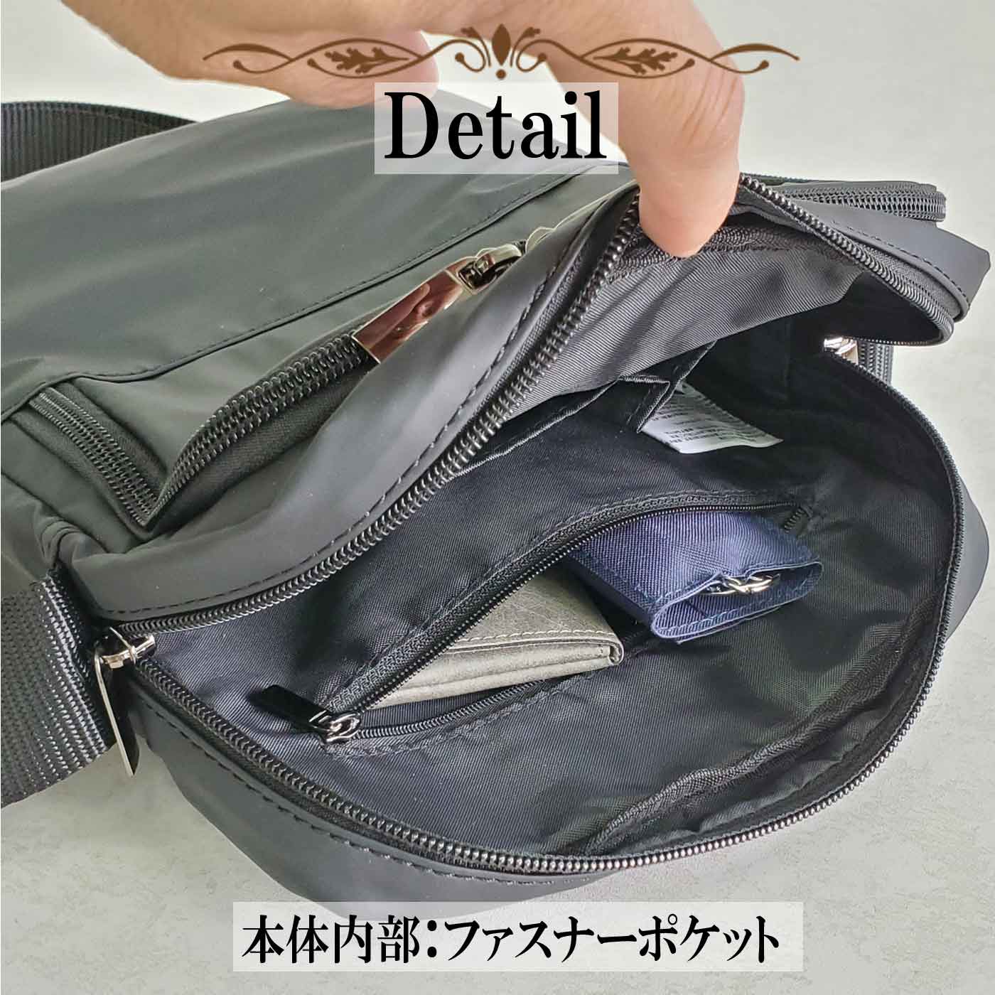 縦型ショルダーバッグ カジュアルバッグ メンズ B5 軽い 斜めがけ ナイロン 街持ち 普段使い 旅行 レジャー 黒 カーキ KBN33755 ブレザークラブ BLAZER CLUB