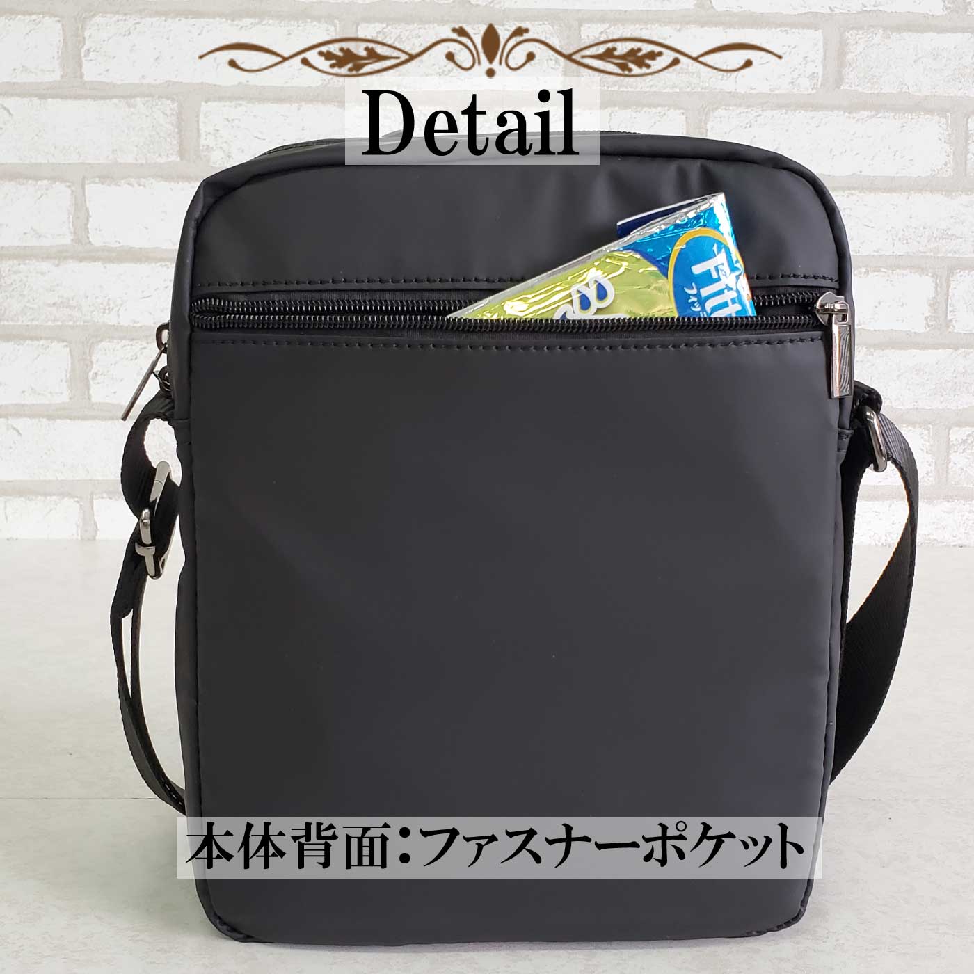 縦型ショルダーバッグ カジュアルバッグ メンズ B5 軽い 斜めがけ ナイロン 街持ち 普段使い 旅行 レジャー 黒 カーキ KBN33755 ブレザークラブ BLAZER CLUB