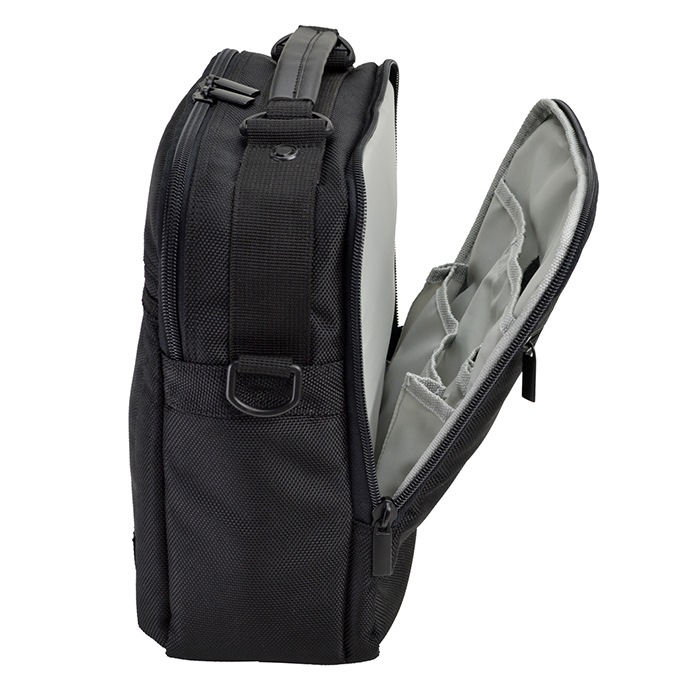 ショルダーバッグ メンズ 2層 B5 2WAY 軽い 軽量 斜めがけ 手提げ 通勤 旅行 縦型 黒 ANDY HAWARD KBN33628