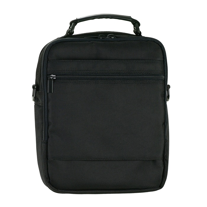 ショルダーバッグ メンズ 2層 B5 2WAY 軽い 軽量 斜めがけ 手提げ 通勤 旅行 縦型 黒 ANDY HAWARD KBN33628