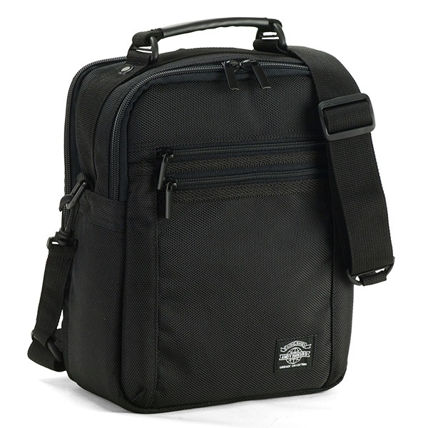 ショルダーバッグ メンズ 2層 B5 2WAY 軽い 軽量 斜めがけ 手提げ 通勤 旅行 縦型 黒 ANDY HAWARD KBN33628