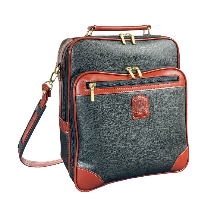 ショルダーバッグ 手提げバッグ メンズ A4 縦 縦型 日本製 国産 豊岡製鞄 2way 旅行 黒 カーキ PHILIPE LANGLET KBN16455