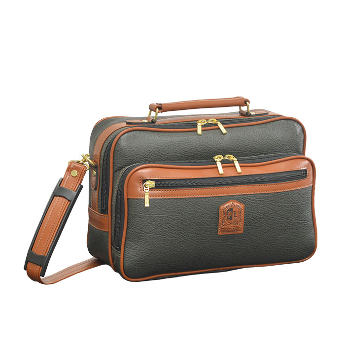 ショルダーバッグ 手提げバッグ メンズ B5 横 横型 日本製 国産 豊岡製鞄 2way 旅行 黒 カーキ PHILIPE LANGLET KBN16454