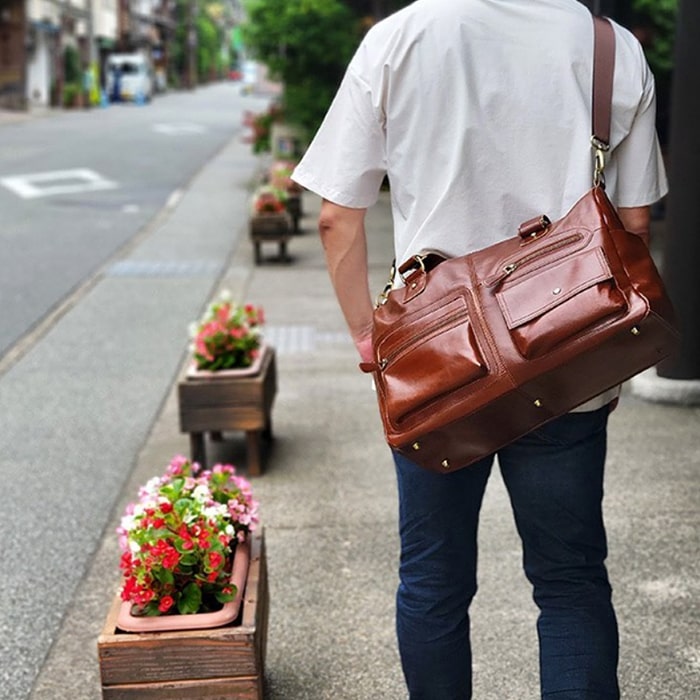 レザーボストンバッグ KBN10423 平野鞄