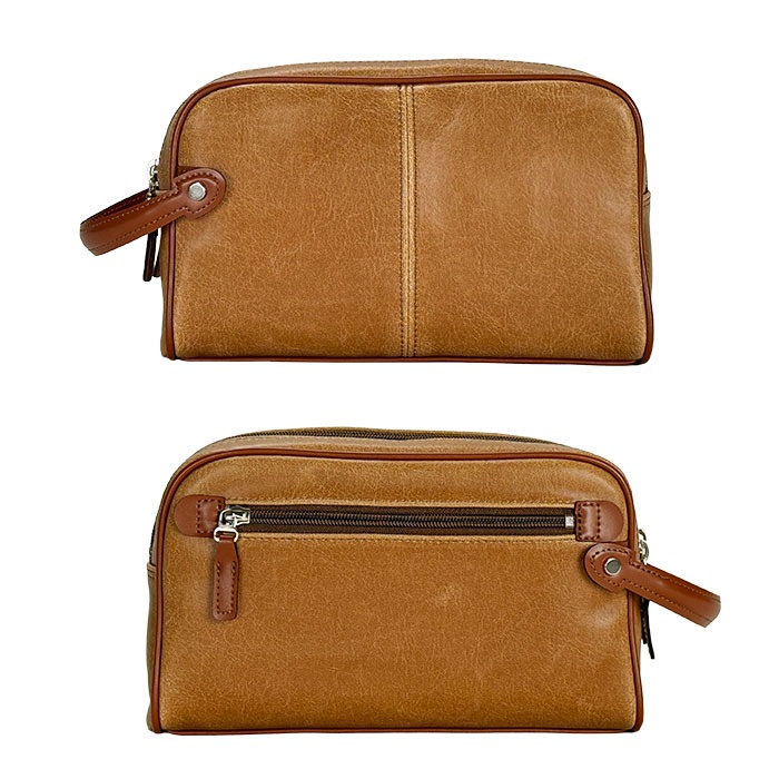 セカンドバッグ 日本製 豊岡製鞄 メンズ レトロ調 ダブルファスナー 枯淡 結婚式 冠婚葬祭 ANDY HAWARD KBN25815