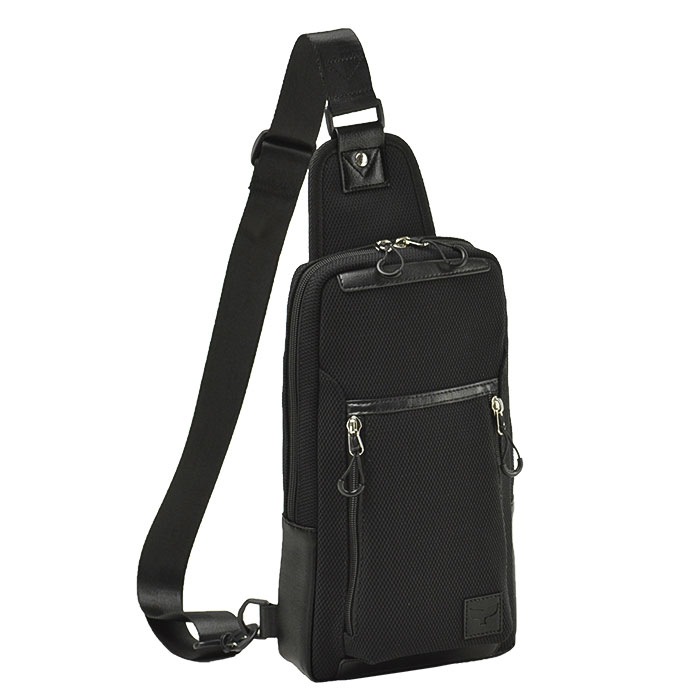 ボディバッグ メンズ 軽量 ワンショルダーバッグ 斜めがけ かっこいい カジュアル 旅行 メッシュ風 黒 紺 Mobby's KBN33793