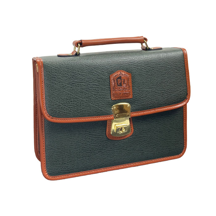 セカンドバッグ メンズ 鍵付き フラップ 取っ手付き 横 横型 日本製 豊岡製鞄 PHILIPE LANGLET KBN25935