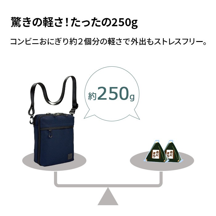 ショルダーバッグ メンズ 軽量 2層 斜めがけ かっこいい カジュアル アウトドア 旅行 縦型 メッシュ風 黒 紺 KBN33795