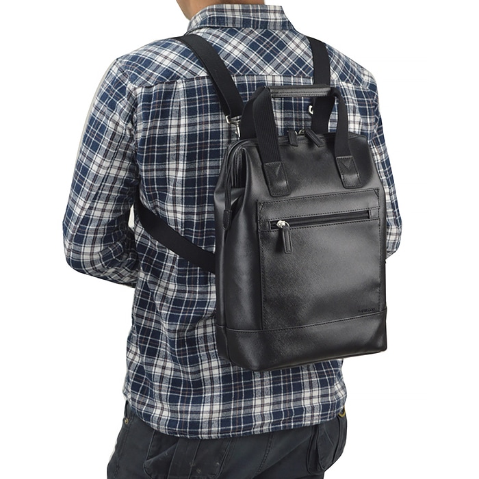 ショルダーバッグ メンズ A4 軽量 シンプル フォーマル 角シボ 3WAY KBN33695 ハミルトン HAMILTON