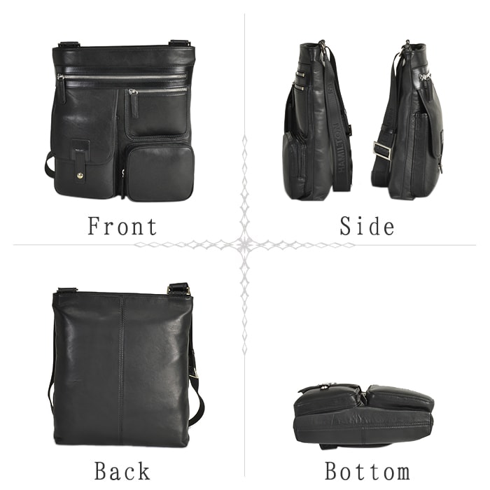 【sold out】ショルダーバッグ レザーバッグ メンズ A4 馬革 本革 旅行 KBN16380 ハミルトン HAMILTON
