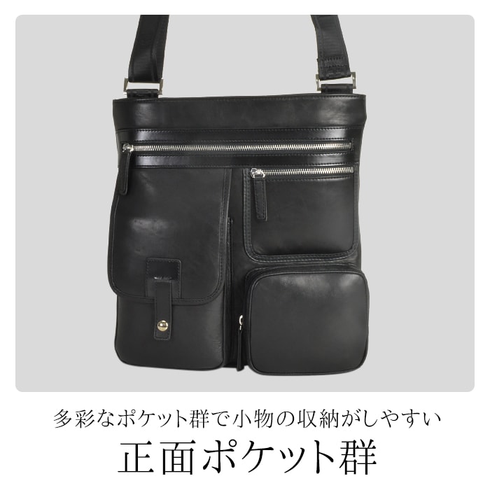 【sold out】ショルダーバッグ レザーバッグ メンズ A4 馬革 本革 旅行 KBN16380 ハミルトン HAMILTON