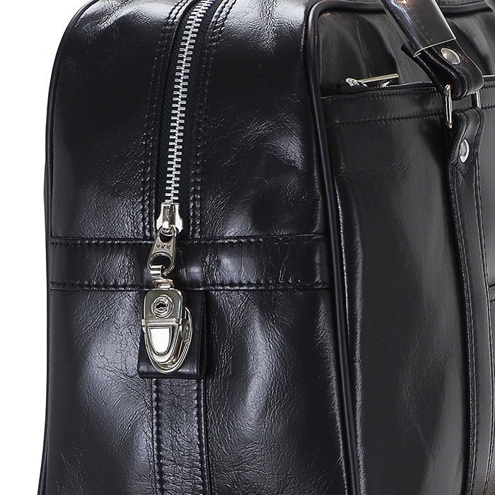 ボストンバッグ 仕事鞄 銀行ボストン 日本製 豊岡製鞄 メンズ B4 2室 銀行 黒 KBN10446 G-ガスト G-GUSTO